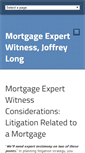 Mobile Screenshot of mortgageexpertwitness.net