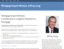 Tablet Screenshot of mortgageexpertwitness.net